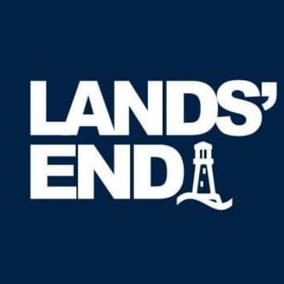 Lands' End Women's Coral Orange Long Sleeve Knit Open Front Cardigan - Picture 12 of 12